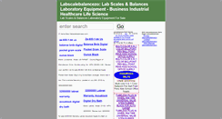 Desktop Screenshot of labscalebalancezo.com